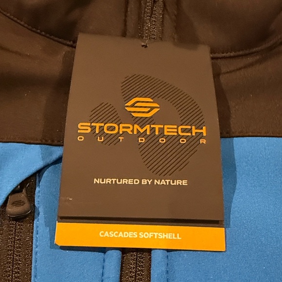 Stormtech Cascades Softshell Blue and Black Zip-Up Jacket Men’s Size L - Picture 5 of 16